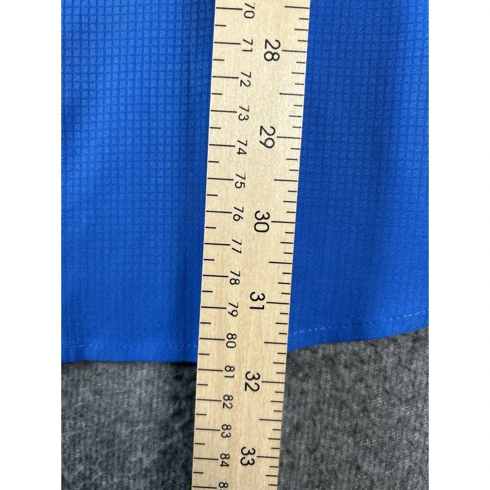 Columbia Bahama PFG‎ Mens Shirt XL Blue Omni-Shield Vented Lined